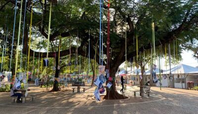 Praça da Liberdade ganha cores na 8ª Feira Literário