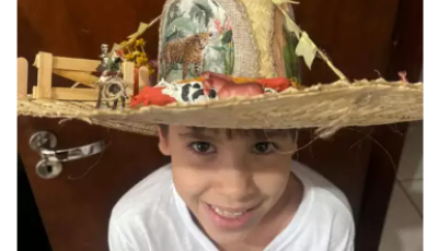 Menino de 10 anos arrasa em concurso com chapéu em homenagem ao Pantanal