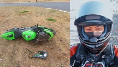 Morre motociclista acidentada encontrada caída pelo marido em rodovia de MS