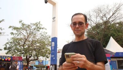 Governo leva internet gratuita para Praça da Liberdade durante o Festival de Inverno de Bonito