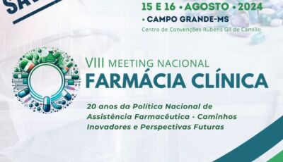 Abertas inscrições para VIII Meeting Nacional de Farmácia Clínica