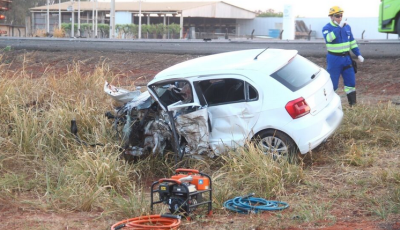 Motorista morta em acidente teria feito ultrapassagem proibida em MS