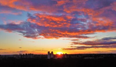 Semana começa com tempo seco e temperaturas altas, mas há previsão de breve frente fria sem chuvas