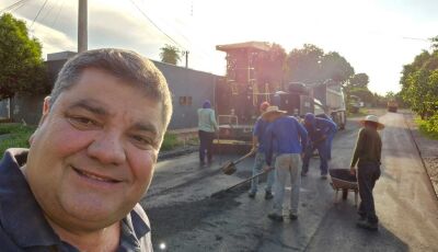 Prefeito Josmail Rodrigues destaca avanços em obras de pavimentação na Vila Marambaia