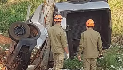 Jovem de 28 anos bate carro e morre entre Jardim e Bonito