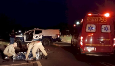 Motociclista morre após bater de frente com carro em Mato Grosso do Sul