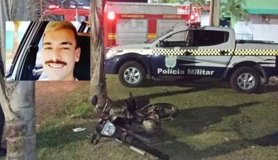 Jovem que bateu moto em árvore é velado em MS