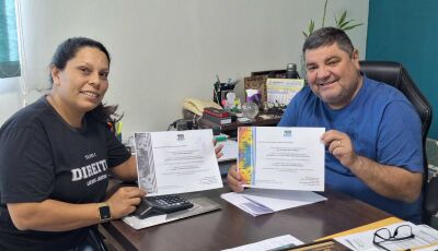 Prefeito recebe estudante de direito em Bonito