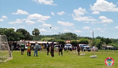 Guarda Municipal e PM realizam policiamento no torneio de futebol de campo  