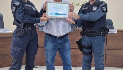 Subcomandante da 1ª CIPM é homenageada por serviços prestados em Bonito