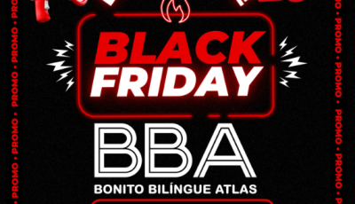 Bonito Bilíngue Atlas oferece descontos especiais na Black Friday para cursos de inglês