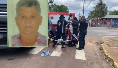 Idosa que teve perna esmagada por caminhão morre em MS