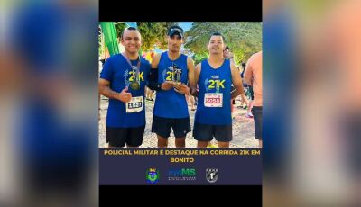 Policial Militar é destaque na corrida 21k em Bonito