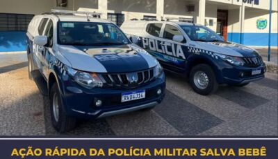 Ação rápida da PM ajuda a salvar Bebê engasgado em Bonito