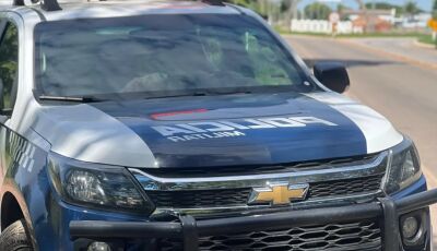 Homem é preso após ameaçar esposa e resistir à prisão em Bonito