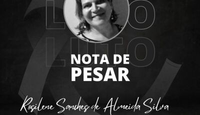 Prefeitura de Bonito lamenta falecimento de Rosilene Sanches de Almeida Silva