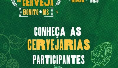 Bonito se prepara para o 3&ordm; Festival da Cerveja com música, sabores e diversão na Praça 