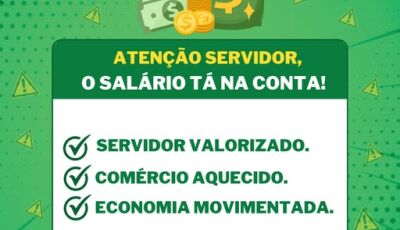 Prefeitura de Bonito antecipa e servidores já podem sacar salário de abril