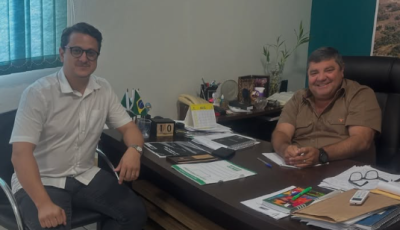 Josmail recebe Presidente da Câmara de Vereadores de Bonito