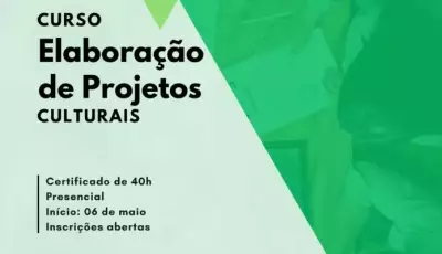 Prefeitura de Bonito abre inscrições para Curso Gratuito de Elaboração de Projetos Culturais