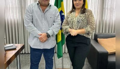 Josmail Rodrigues se reúne com prefeita de Campo Grande