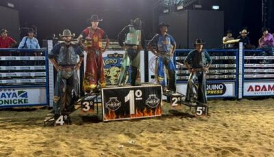 Cowboys brilham na arena e filho da terra se destaca no encerramento do 1&ordm; Bodoquena Rodeio Fes
