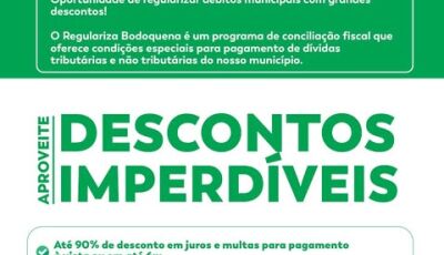 REFIS 2025 oferece até 90% de desconto para regularização de dívidas em Bodoquena
