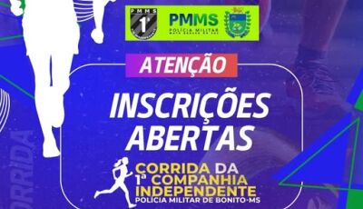 1ª Corrida da 1ª Companhia Independente de Polícia Militar acontece dia 20 de julho
