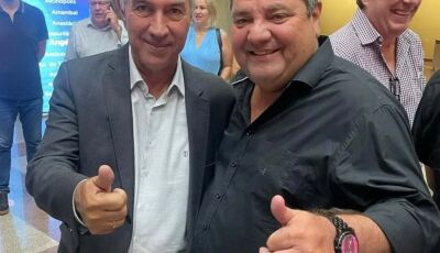 Prefeito de Bonito parabeniza ex-governador Reinaldo Azambuja nas redes sociais
