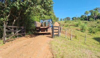 Equipe realiza patrolamento das estradas vicinais em Bonito