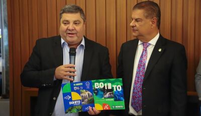 Prefeito Josmail Rodrigues convida senador Nelsinho Trad para o Bonito em Brasília