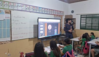 Alunos da Escola Izaura Pinto recebem palestra da Guarda Municipal sobre segurança no trânsito