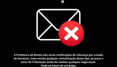 Cobranças da prefeitura não são enfiadas por Correios, e-mails ou mensagens de celular de terceiros