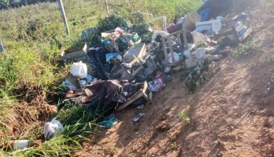 Prefeitura de Bonito se revolta com novo descarte irregular de lixo na Rodovia do Turismo