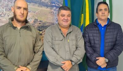 Prefeito se reúne com Delegado Regional da Polícia Civil e Delegado de Polícia Civil de Bonito
