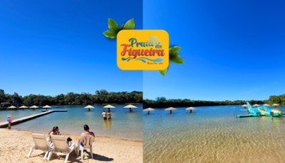 Relaxe a beira da água, aproveite a natureza na Praia Da Figueira