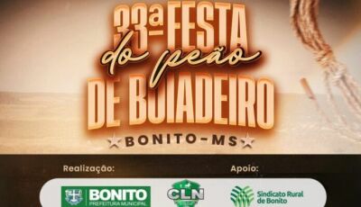 Prefeitura Municipal de Bonito e Clube de Laço Nabileque realizam a 33ª Festa de Peão de Boiadeiro