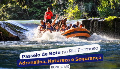 Desça Cachoeiras e Mergulhe em Emoções no Passeio de Bote no Eco Park Porto Da Ilha em Bonito/MS