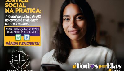 Intimação de medidas protetivas por WhatsApp intensifica ações de combate ao feminicídio