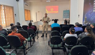 Funcionários do Balneário Municipal participam do Curso de Brigada de Incêndio