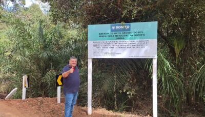 Nova ponte sobre o Córrego Anhumas reforça turismo, produção e transporte em Bonito
