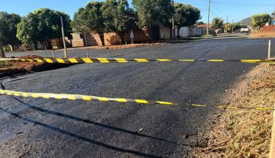 Pavimentação das ruas em Bodoquena avança e entra na fase final