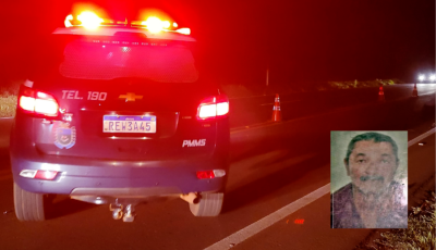 Ciclista morto na MS-162 chegava em casa quando foi atropelado em MS