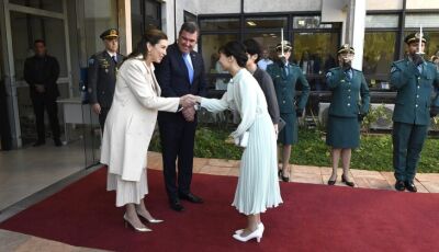 Governador e princesa do Japão estreitam laços em visita a MS