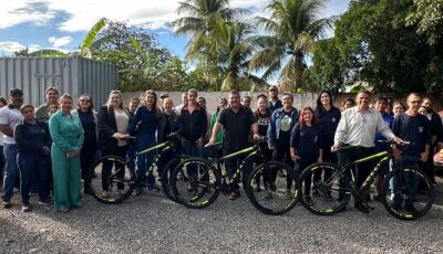 Prefeitura de Bonito entrega 60 bicicletas para agentes de saúde