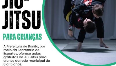 Prefeitura de Bonito Abre Inscrições para Aulas de Jiu-Jitsu Gratuitas para Crianças