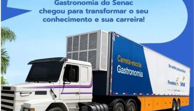 Carreta-Escola de Gastronomia do Senac  está em Bonito