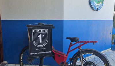 Polícia Militar recupera bicicleta elétrica furtada e encaminha suspeito à Delegacia em Bonito