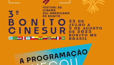 Bonito CineSur 2025 divulga programação completa do Festival