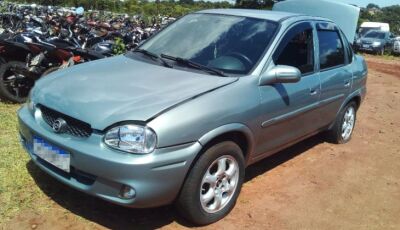 Novo leilão do Detran-MS tem Corsa Classic com lance inicial de R$ 3.545